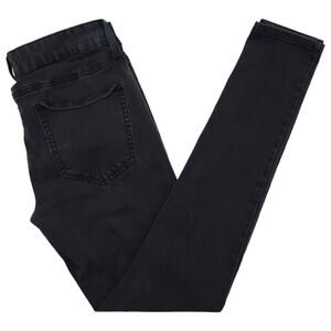 SO Jeans 7 Womens Low Rise Jegging Skinny Distressed Medium Wash Black